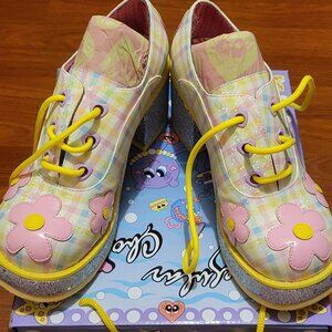 Irregular choice rainbows and love shoes